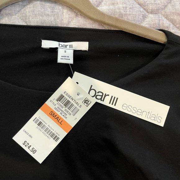 Bar III Sweaters - Bar III Essentials Black Sweater